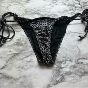 Tyler Rose Side Tie High Cut Bikini Bottom